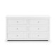image 3 of Clean Surf White 6 Drawer Chest