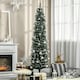 image 2 of HOMCOM 6FT Artificial Snow Dipped Christmas Tree Home Indoor Decoration Green
