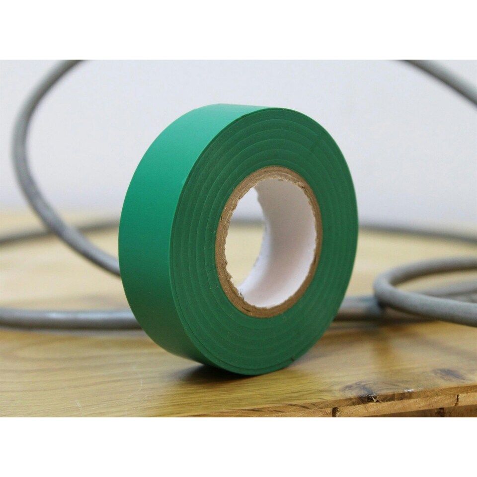 image 1 of Faithfull Pvc Electrical Tape - Multi Colour - Green