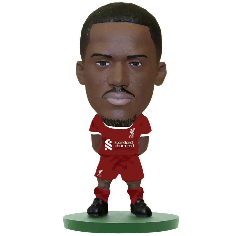 Liverpool FC Ibrahima Konate 2024 SoccerStarz Football Figurine - Maroon/White/Green - One Size