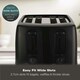 image 7 of Hamilton Beach 1300W Essential Toaster 4 Slice - Black HB4T5032B