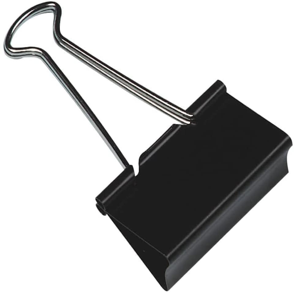 image 1 of Q-Connect Foldback Clip 51mm Black (Pack of 10)