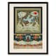 image 1 of Chinese Patterns with Birds Racinet Vintage Framed Wall Art Print 12X16"