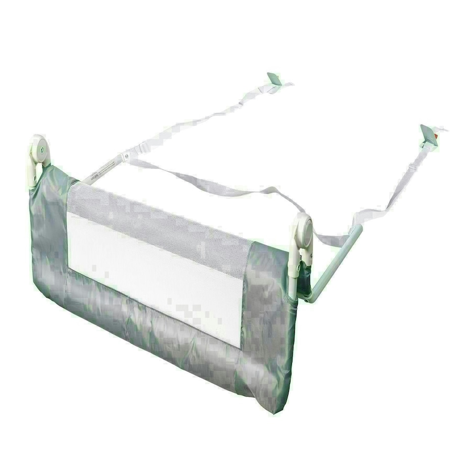 image 1 of Safetots Narrow Bed Rail, Grey 90cm Wide x 40cm Tall, Toddler Bed Guard For Safety