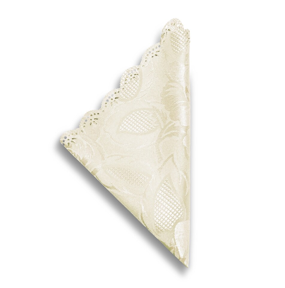 Kitchen Trends Rose Jacquard Napkins Set of 4