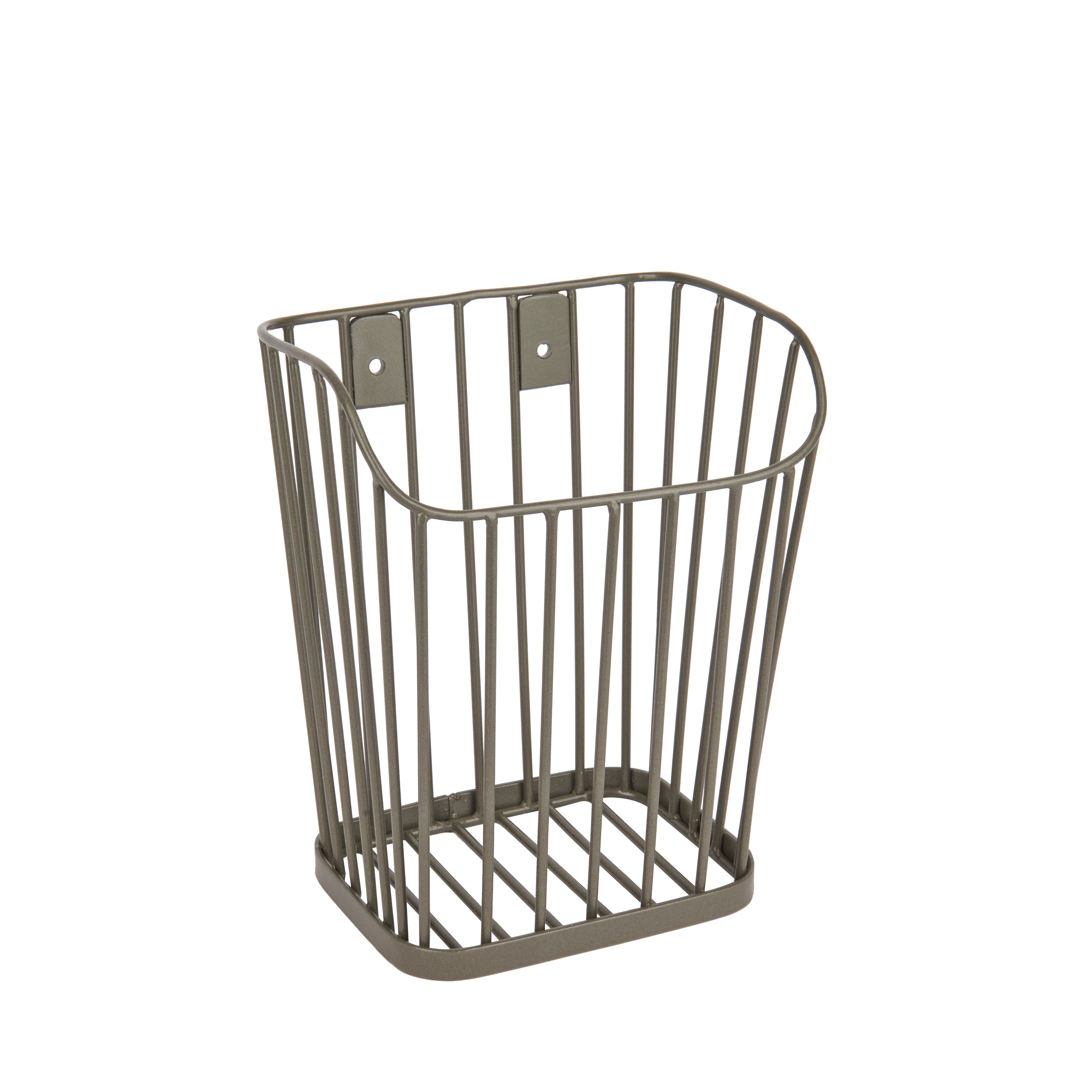 KitchenCraft Living Nostalgia Small Stackable Wire Storage Basket in Grey