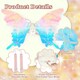 image 3 of deAO Light Up Butterfly Fairy Wings with Multi-Colour Lights & Adjustable Straps Childrens Dress Up Toy
