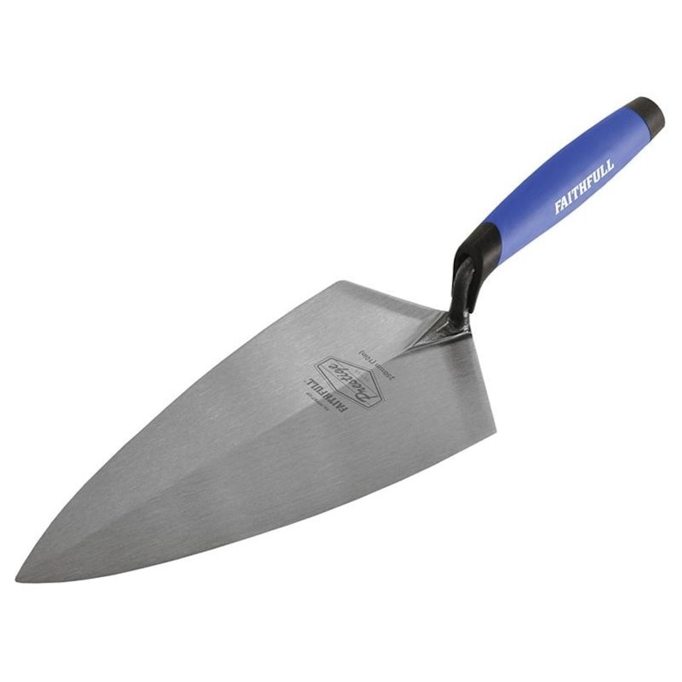 image 1 of Faithfull Prestige Philadelphia Pattern Brick Trowel - Multi Colour - 250mm (10in)