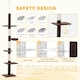 image 10 of PawHut Floor to Ceiling Cat Tree 5-Tier Climbing Tower Scratching Post Brown