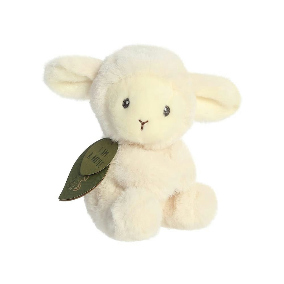 * Ebba Eco Laurin Lamb Rattle 6in - ABGee - 541 23367