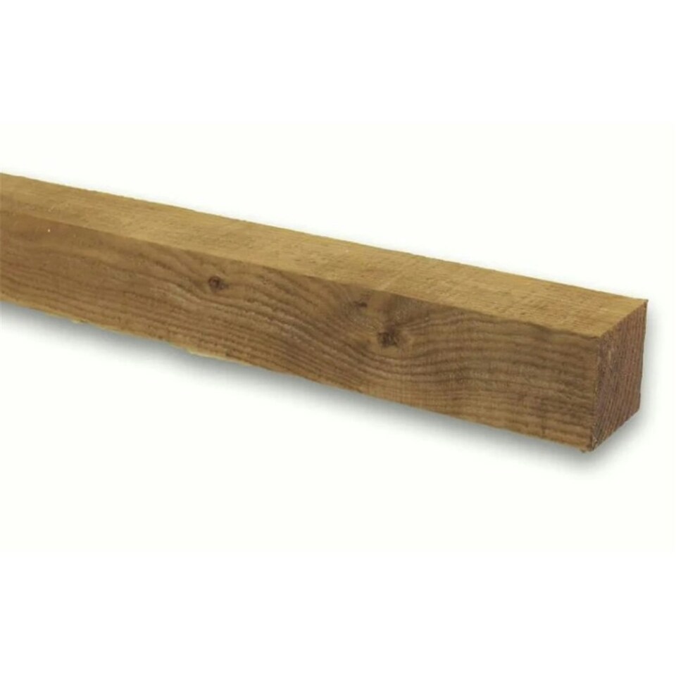 image 1 of PACK OF 15 (Total 15 Units) - 150mm x 150mm (6" x 6") Sawn Timber Carcassing Wood Softwood Timber - 4.8m Length