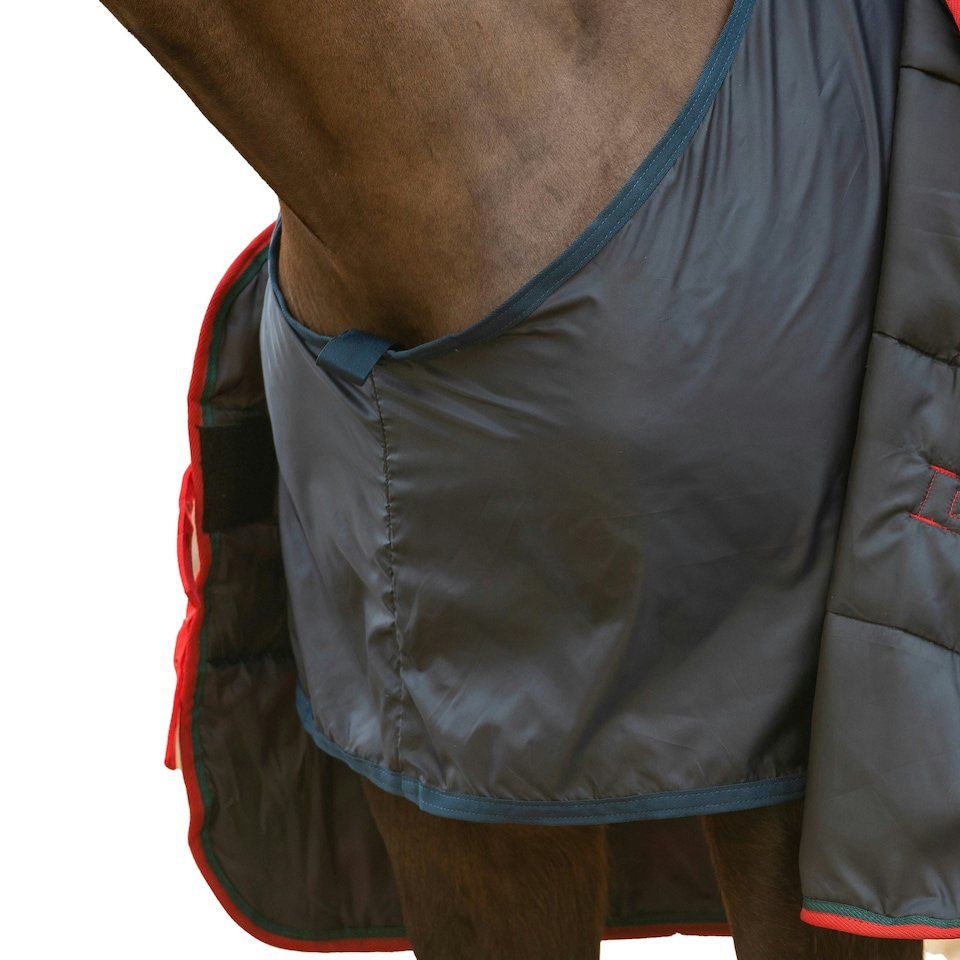 image 1 of Shires Satin Anti-Rub Horse Bib - Black - Cob