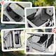 image 8 of PawHut Pet Stroller Carrier Foldable Deluxe Jogger Walk Travel Dog Cat Grey