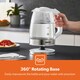 image 3 of GEEPAS Illuminating Electric Glass Kettle 1.7L