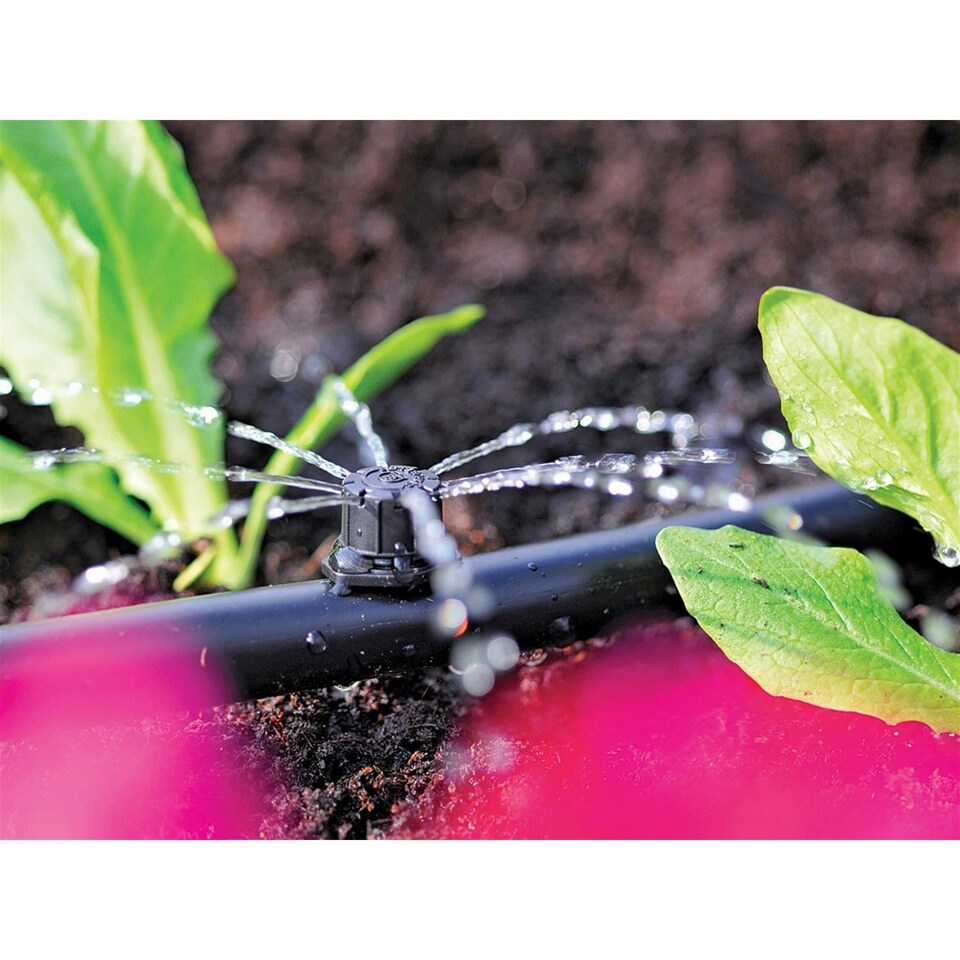 image 1 of Hozelock 2787 End Of Line Adjustable Mini Sprinkler 4/13mm (pack 12) - Multi Colour - Pack of 12