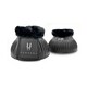 image 3 of Horsena Pro-Light Faux Fur Horse Bell Boots - Black - L