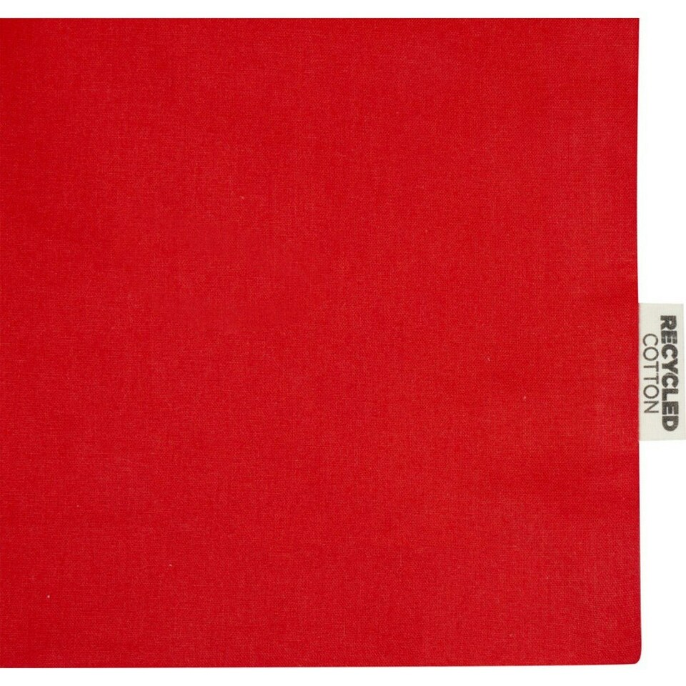 image 1 of Odessa Recycled Cotton Tote Bag - Red - One Size | Red