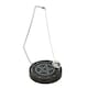 image 1 of Something Different Gothic Pentagram Pendulum Decision Maker - Black/White - One Size