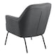 image 3 of Melissa Lounge Chair in Dark Grey
