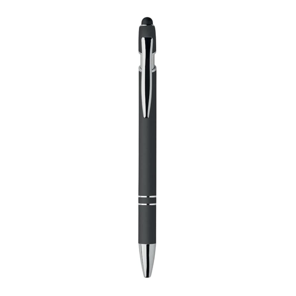 image 1 of MidOcean Siparo Aluminium Stylus Pen | Black | Black | 14cm x 1cm | 1