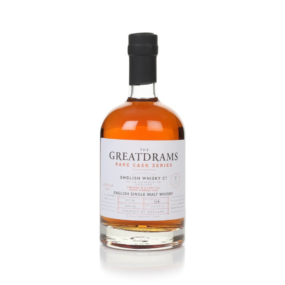image 1 of English Whisky Co. 7 Year Old 2014 cask GD-EN-14 - Rare Cask Series GreatDrams