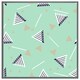 image 3 of Geometric triangle stripes (Picutre Frame) Brown | XS