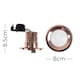 image 3 of ValueLights Pack of 20 - Fire Rated Copper Effect GU10 Recessed Ceiling Downlight/Spotlights With 5w LED Bulbs In Warm White