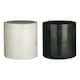 image 5 of Interiors by Premier Dark Grey Marble Effect Cotton Jar, Cotton Bud Container With Lid, Travel Ear Bud Holder, Cotton Swab Holder