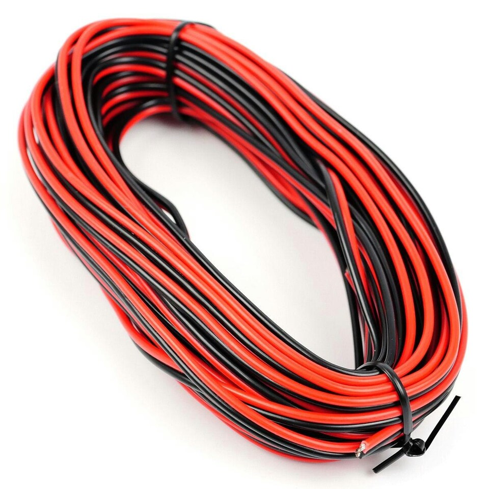 image 1 of Gaugemaster Electric Red/Black Twinned Wire (14 x 0.15mm) 10m