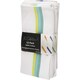 image 3 of K Collection Stripe Tea Towel Set (Pack of 12) | Multi | Multicoloured | One Size | 1