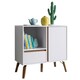 image 10 of Otto Sideboard Small with Drawer in Classic White Grey