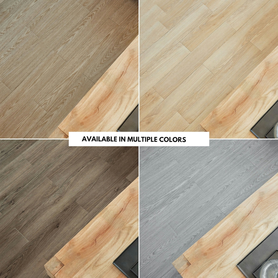 image 1 of Self Adhesive Floor Planks | 5.9x35.9in (91.4x15.2cm) Each | Peel & Stick Vinyl Flooring | Beige Wood Effect | Easy DIY | Stick On Tile Planks | Brown | 1.39 sqm