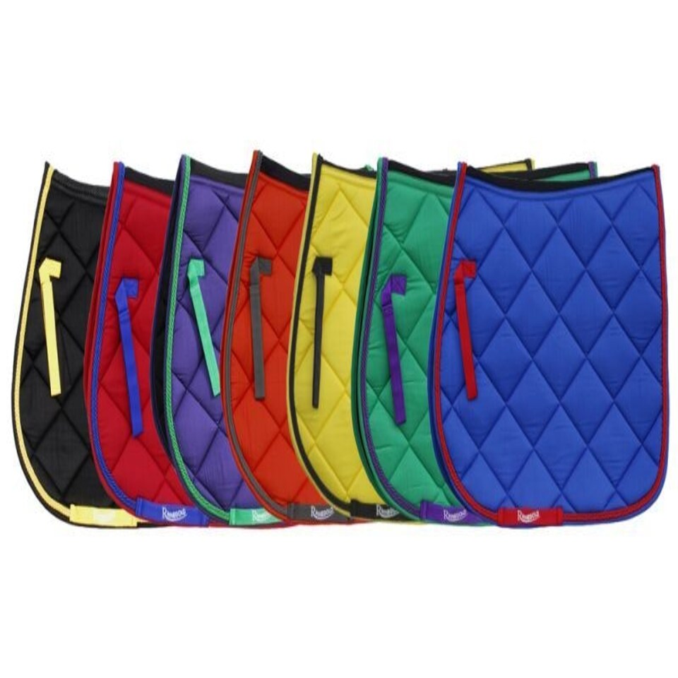 image 1 of Rhinegold Elite Carnival Saddle Pad Orange | Size: Pony
Colour: Tangerine Orange