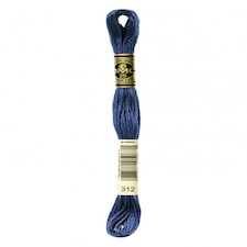 DMC Stranded Cotton Embroidery Thread Purple for Embroidery - each