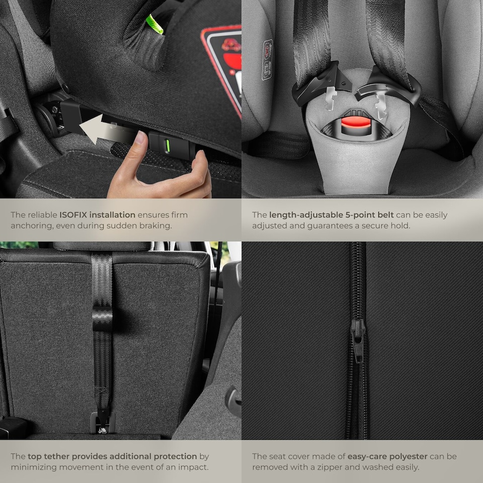 image 1 of Car Seat Emely - for children, 5-point harness, i-size approval, with ISOFIX