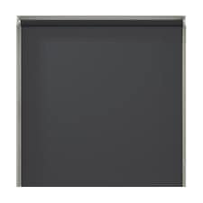 170cm Black Plain Straight Edge Daylight Roller Blind | Black | Black
