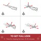 image 6 of HOMCOM 5FT Prelit Artificial Christmas Tree w/ Warm White Light Xmas Decoration