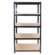 image 2 of 3 x 90cm T-Rax Black Metal Racking Units & Workbench Black