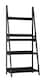 image 1 of 4-Tier Wooden Ladder Storage Shelving Unit | Black | 1