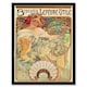 image 1 of Food Biscuits Vintage Retro Nouveau Sweet France Framed Wall Art Print