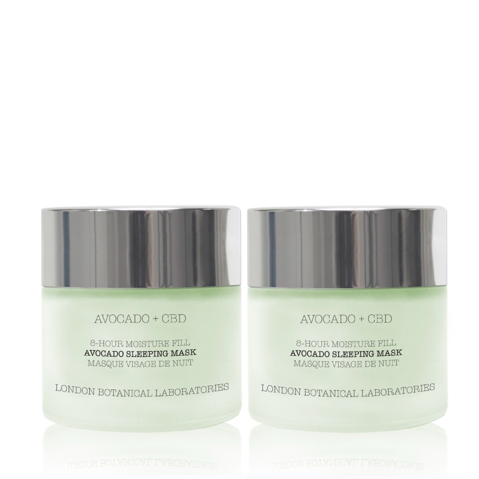 image 1 of London Botanical Laboratories 2 X Avocado + CBD | 8-Hour Moisture Mask 50ml