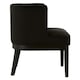 image 2 of Interiors by Premier Black Velvet Chair, Supportive Backrest Lounge Chair, Easy to Clean Velvet Accent Chair, Space-Saving Small Chair
