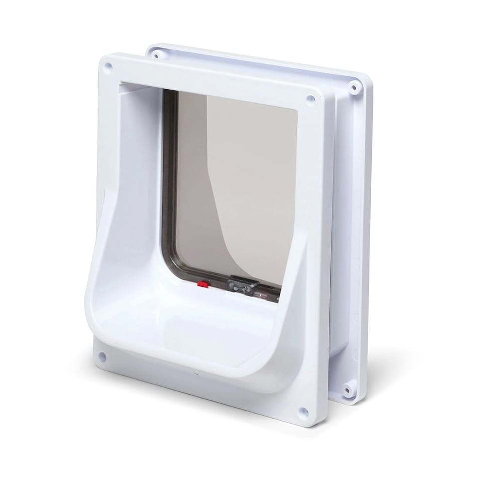 image 1 of Cat Mate Electromagnetic Cat Flap – White (254W)