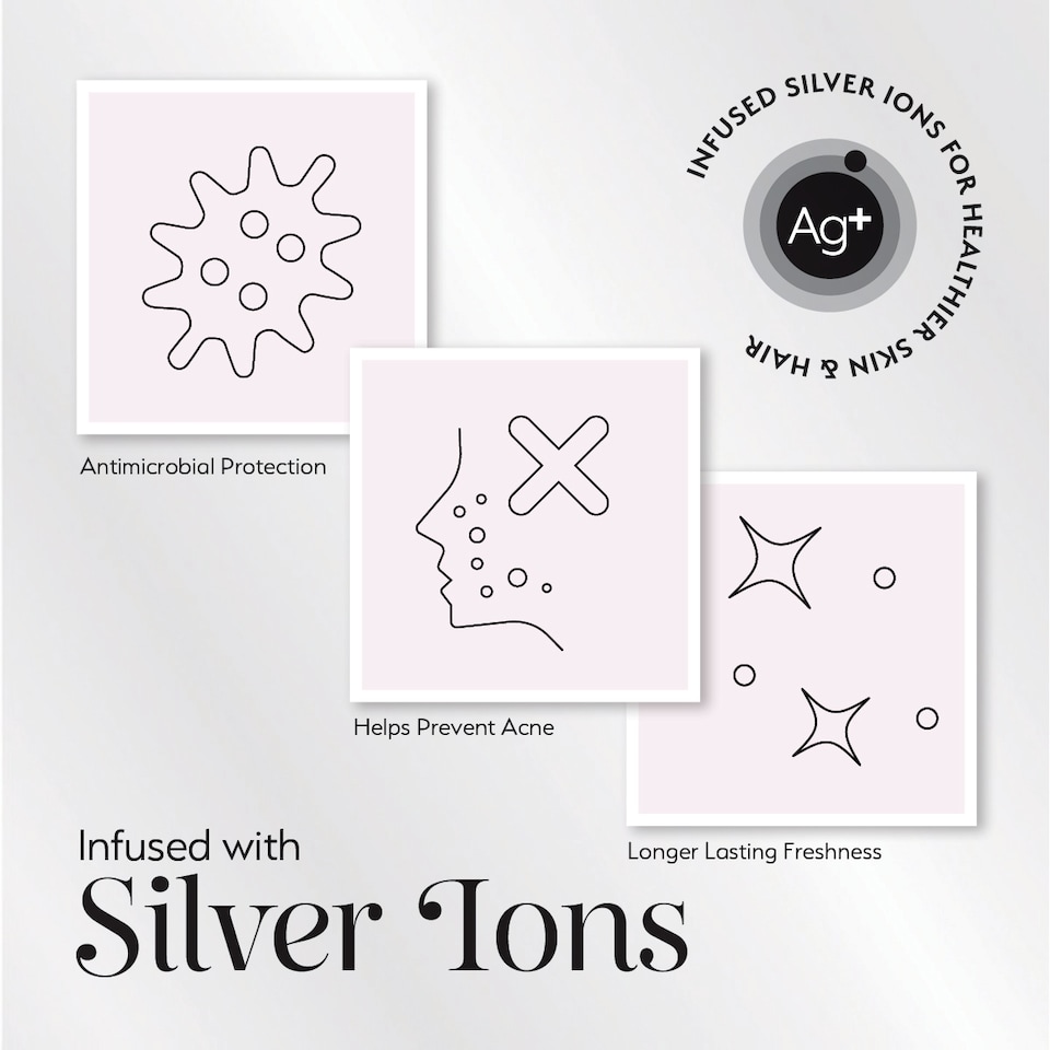 image 1 of Silver Cloud Silver Ion Satin Pink Fluffy Eye Mask & Pink Pillowcase