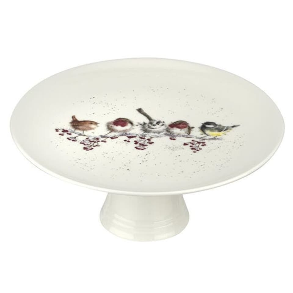 image 1 of Wrendale Designs 'One Snowy Day' Christmas Footed Cake Plate
