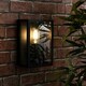 image 1 of ValueLights Tideswell Black Outdoor Wall Light