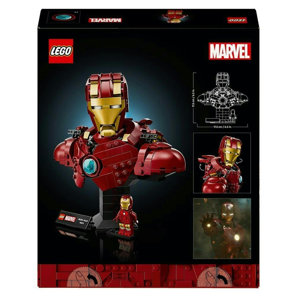 image 1 of LEGO Marvel Iron Man MK4 Bust