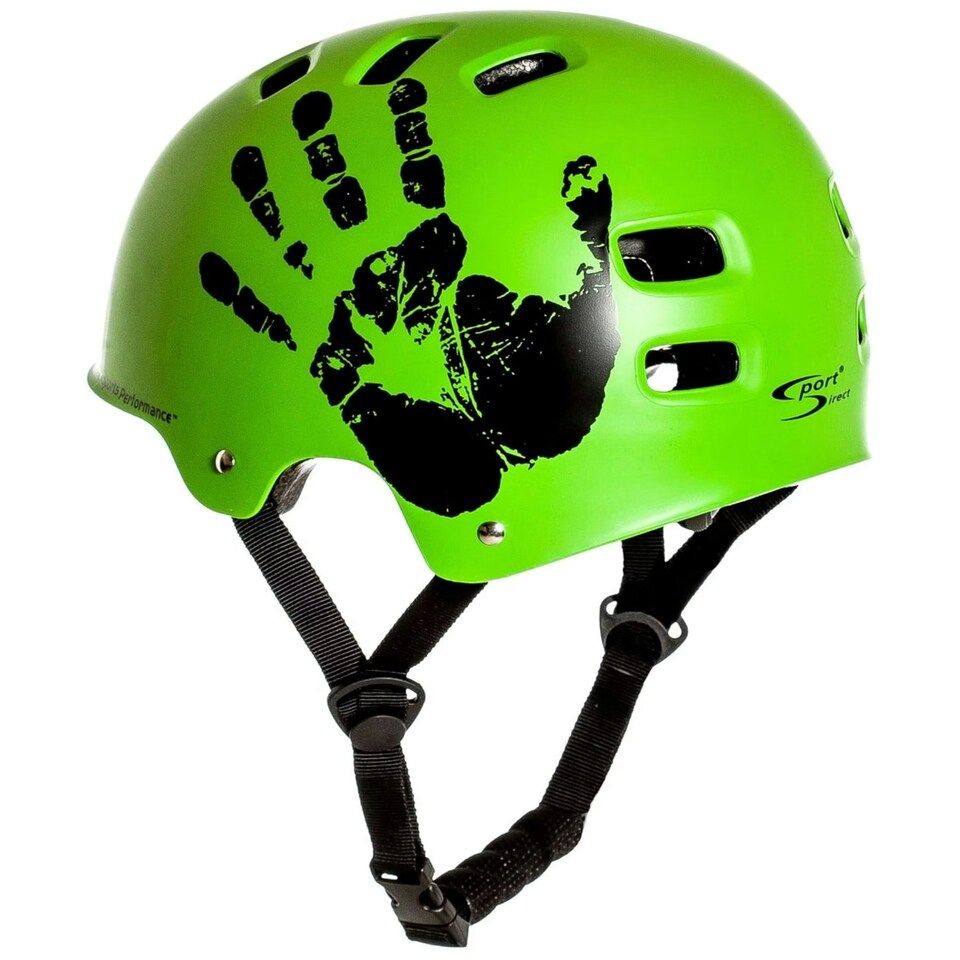 image 1 of Sport Direct "The Hand" BMX Bicycle Bike Helmet Green 56-58cm | Green | M