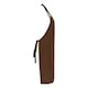 image 2 of Brand Lab Unisex Adult Classic Bibbed Apron | Brown | Chocolate | One Size | 1