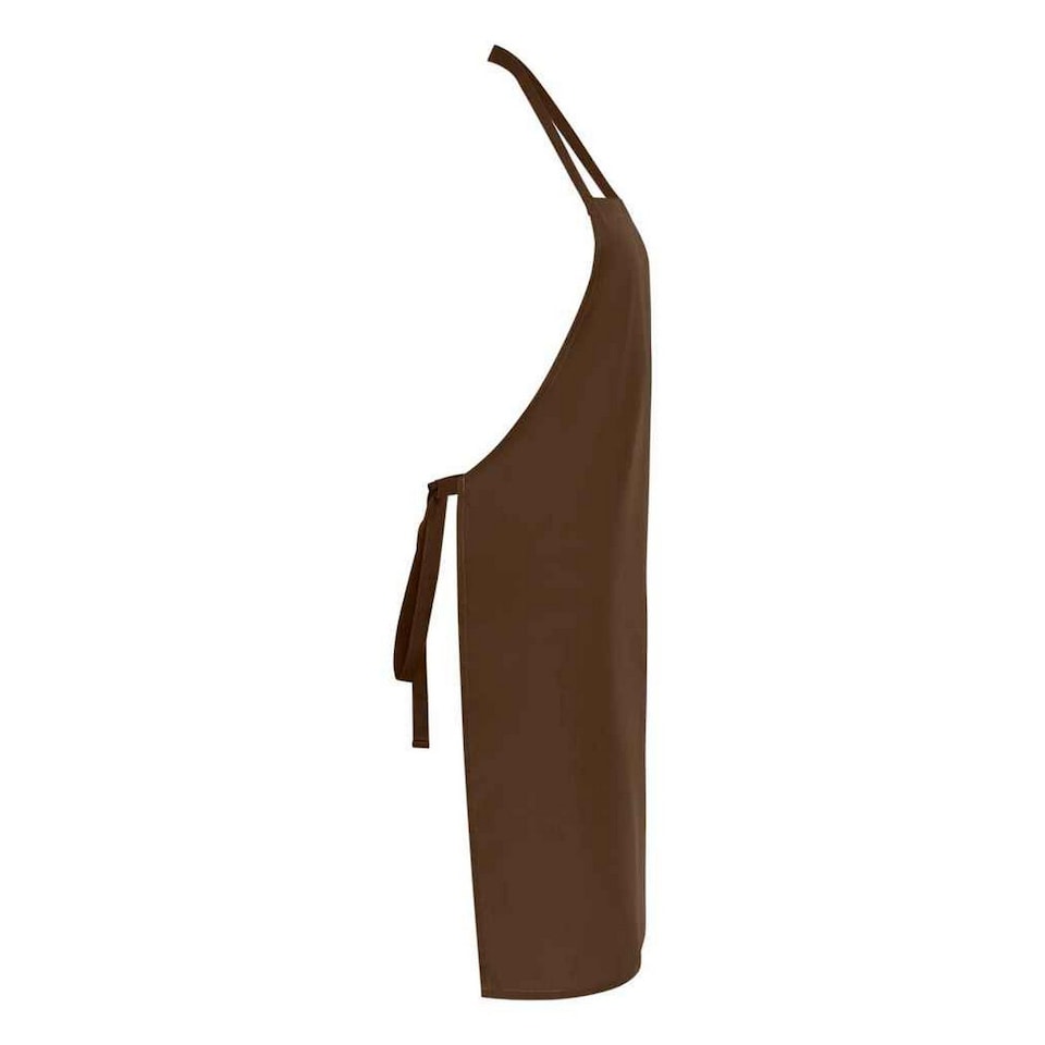 image 1 of Brand Lab Unisex Adult Classic Bibbed Apron | Brown | Chocolate | One Size | 1